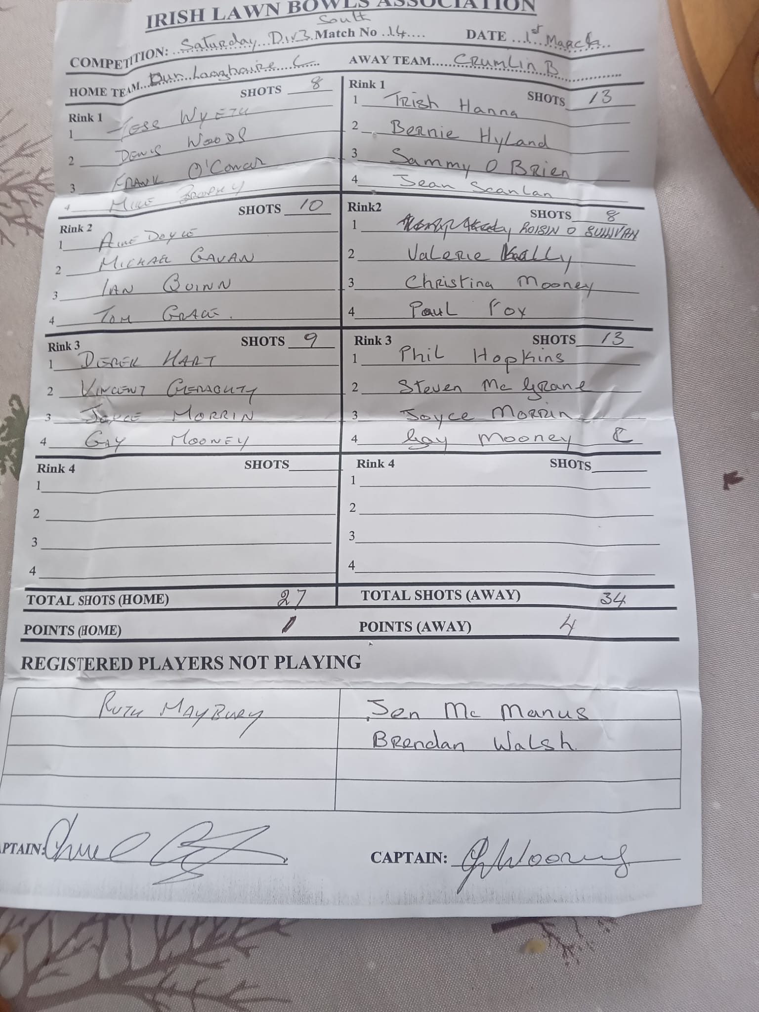 Match Card