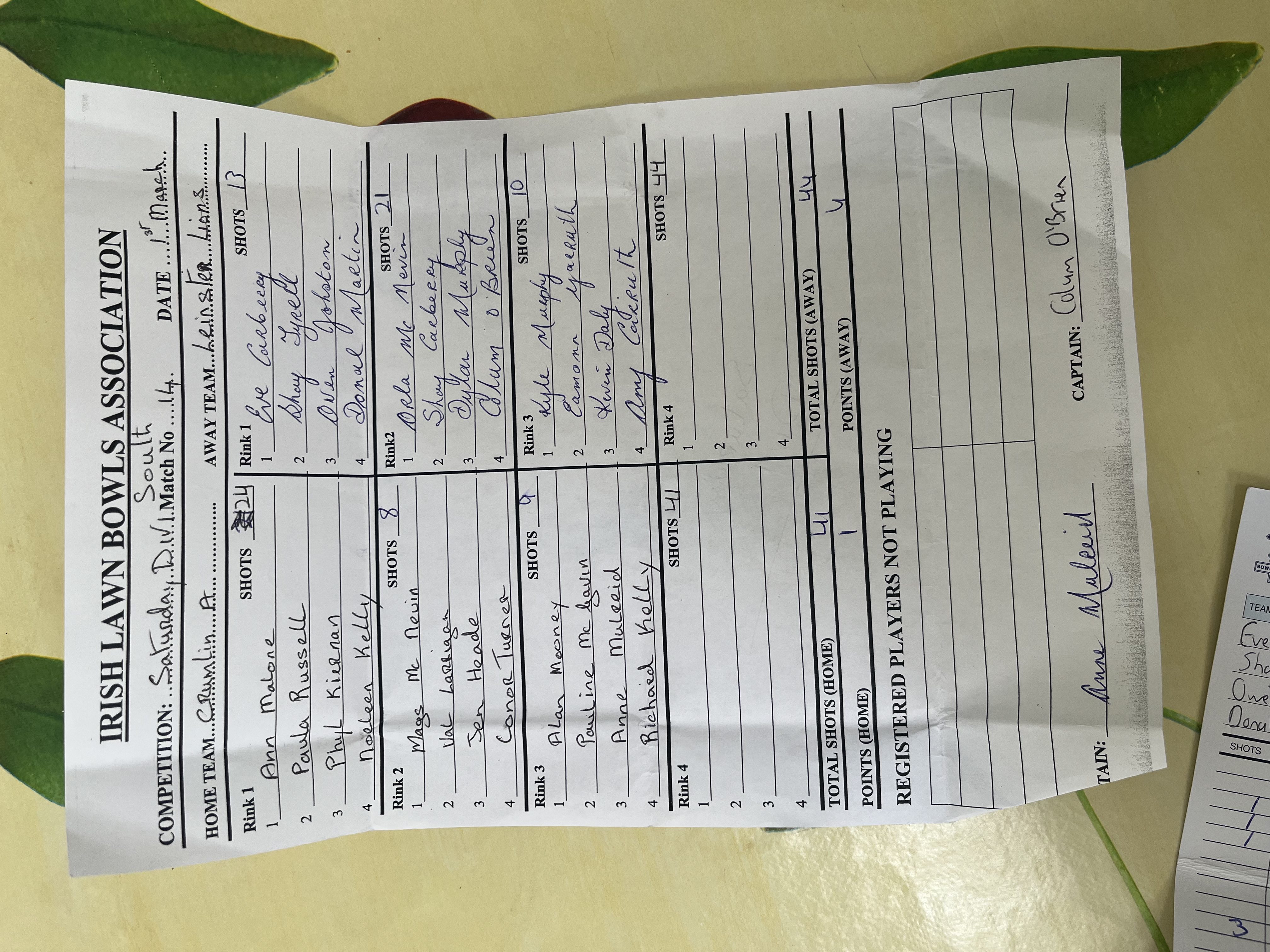 Match Card