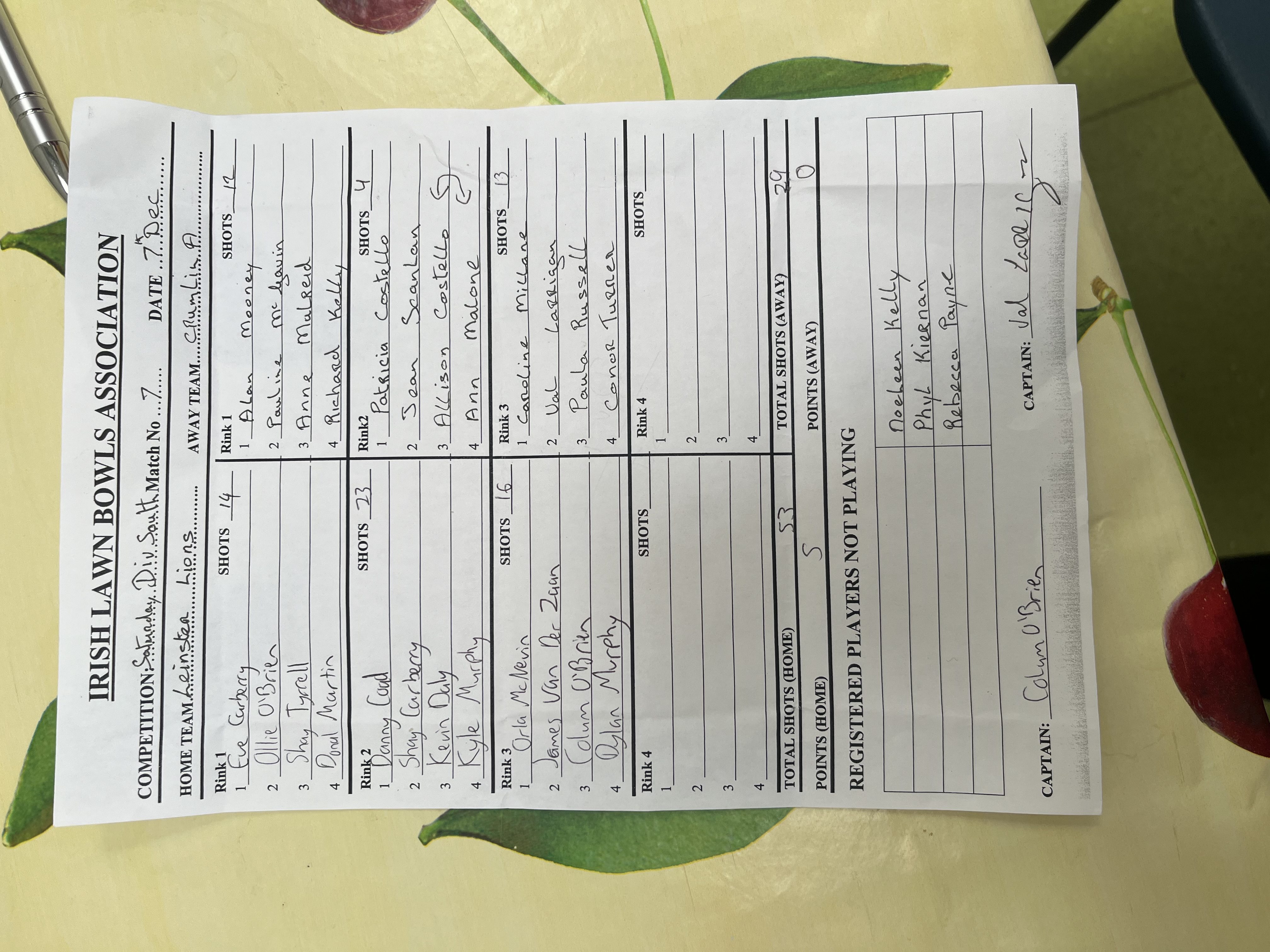 Match Card