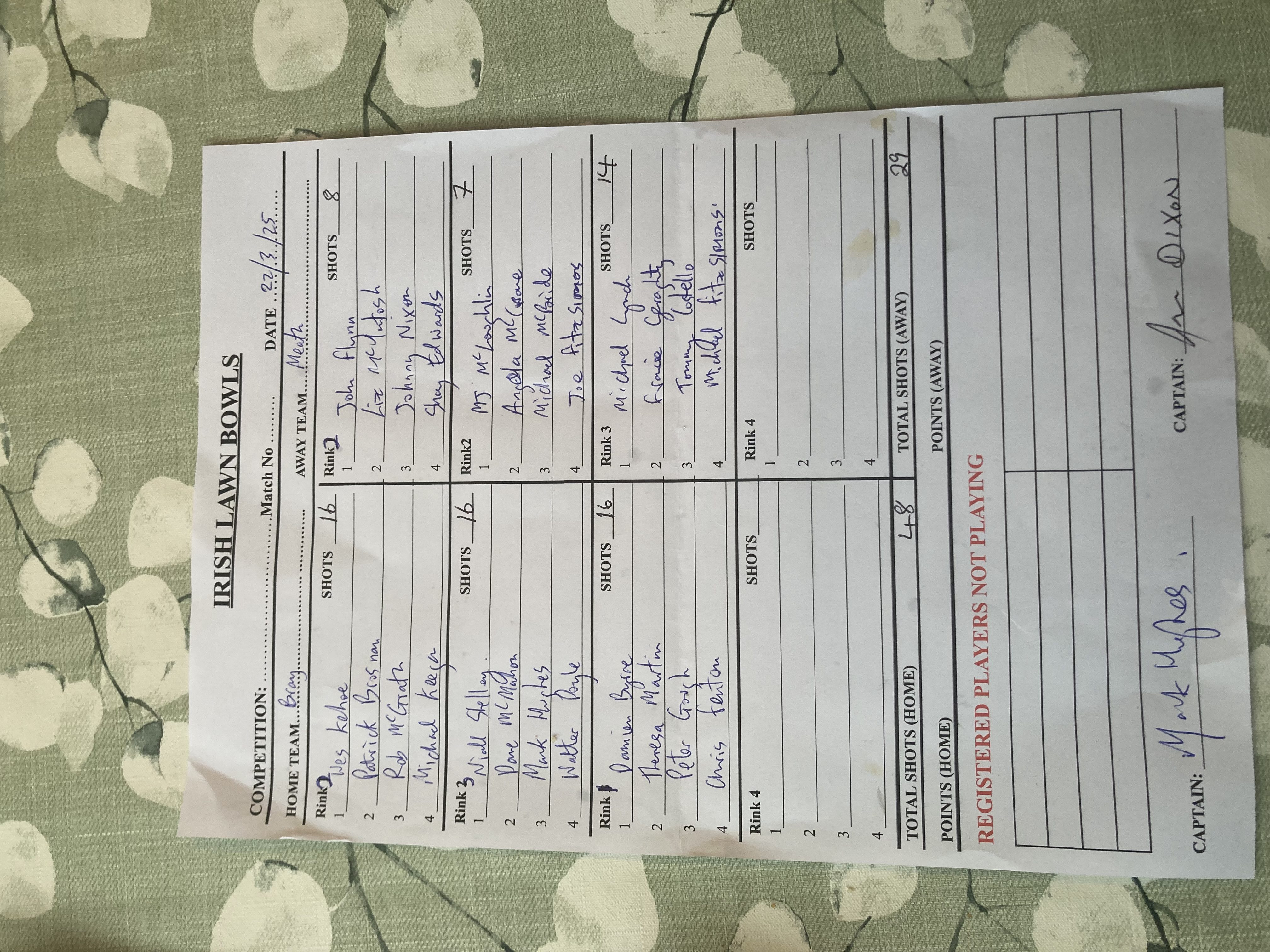 Match Card