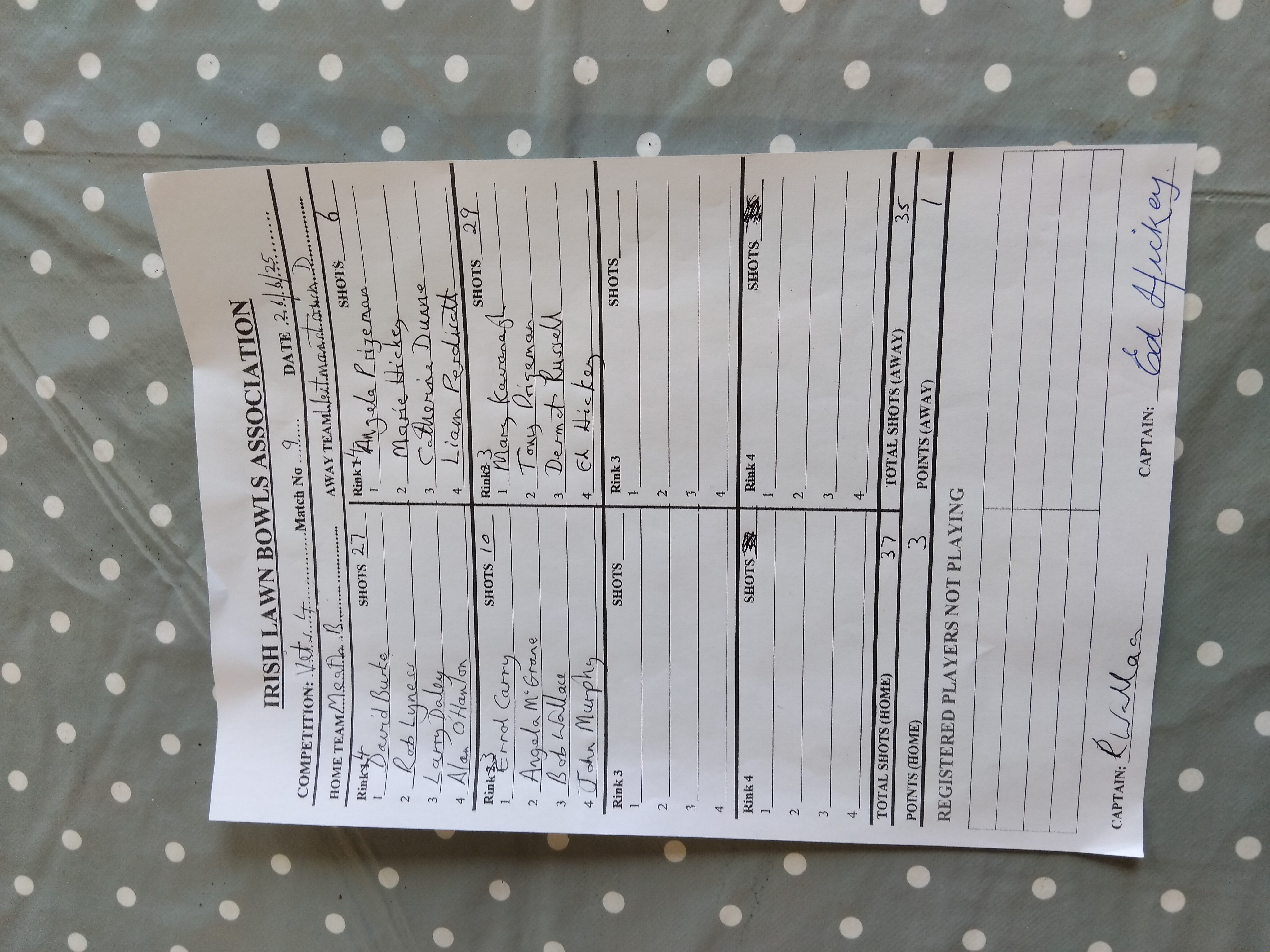 Match Card